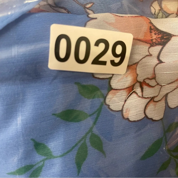 Jessica Howard Women’s Maxi Dress Sz 6 Blue Floral Boho Feminine Whimsical Flowy - Picture 12 of 12